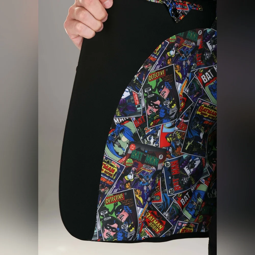 NWT Men's DC Comics Batman Blazer - 36R- Cosplay, Superhero, Office, Formal